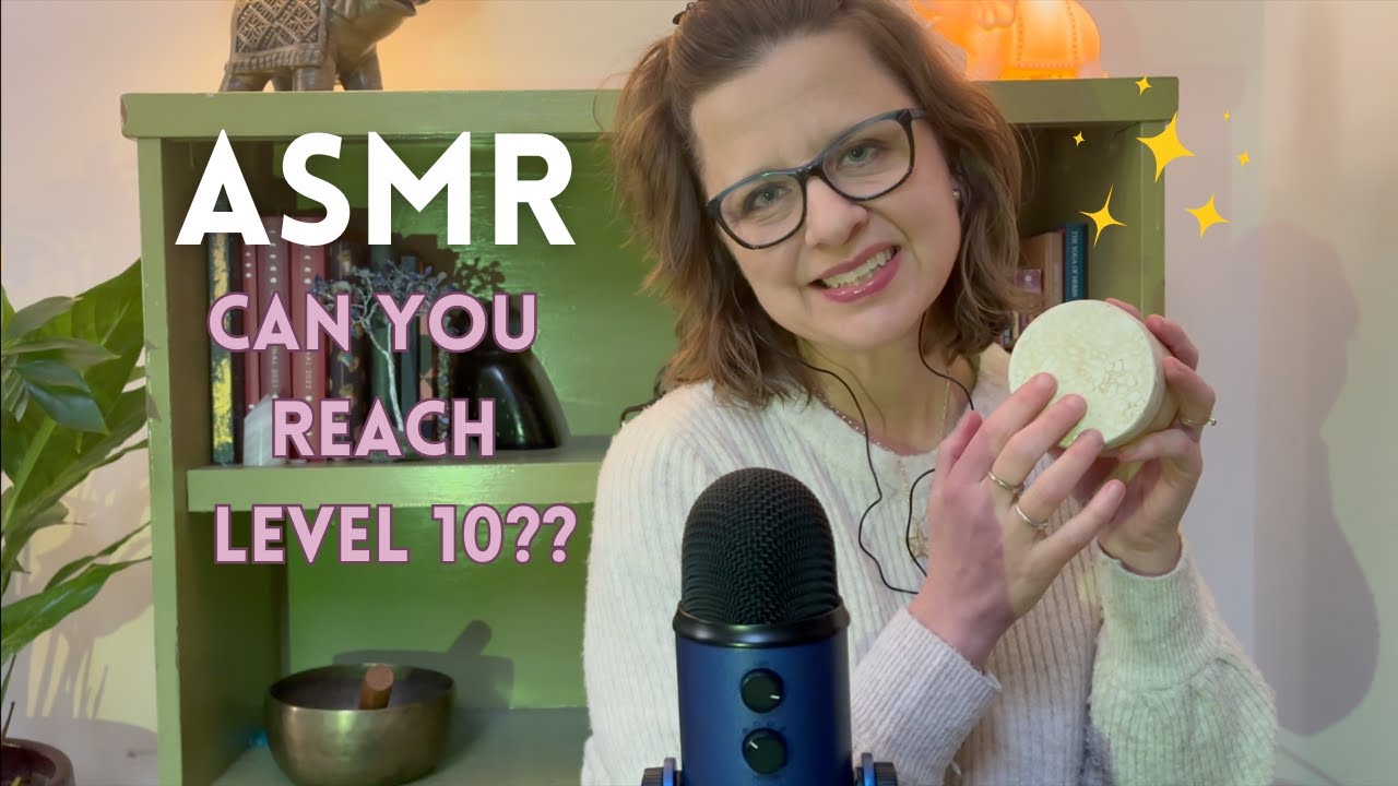 ASMR Can You Reach Level 10 Before Falling Asleep? (high sensitivity whispers + tapping)