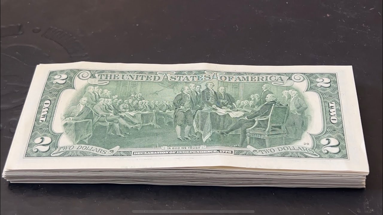$100 in $2’s search (asmr)
