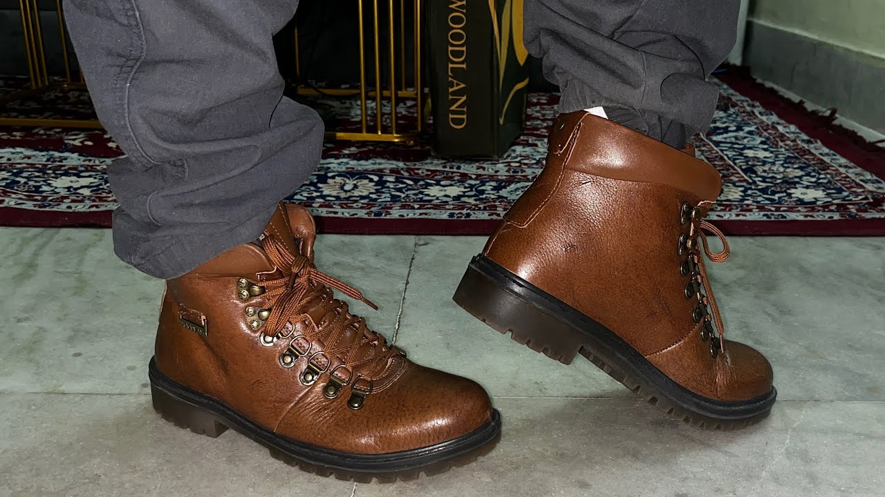 WOODLAND Boots For Men  (Camel)  Unboxing