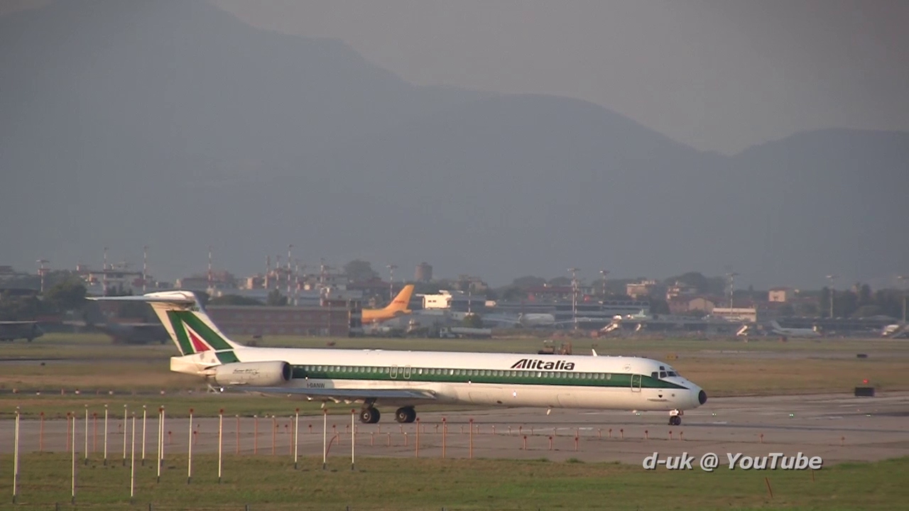 Alitalia MD-80 @ Pisa Airport - All Hail the Mad Dog!