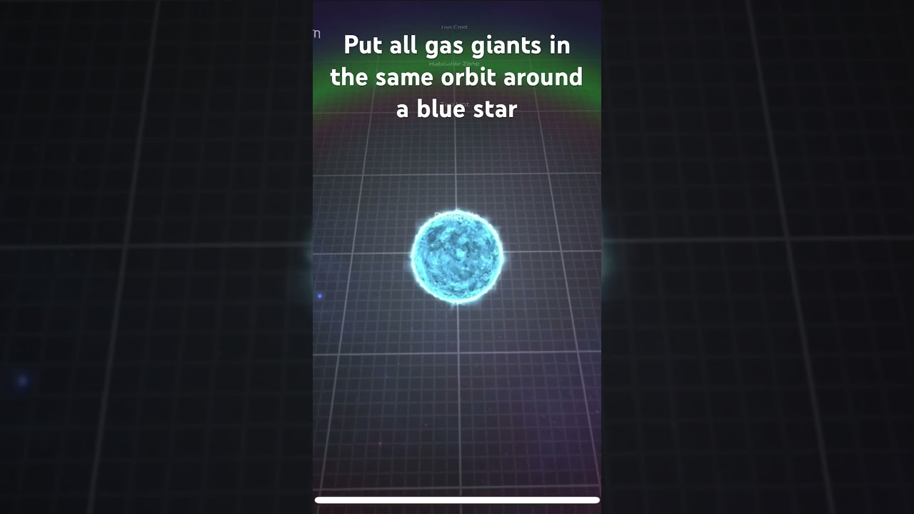 My Pocket Galaxy: what if we put all gas giants in the same orbit? 