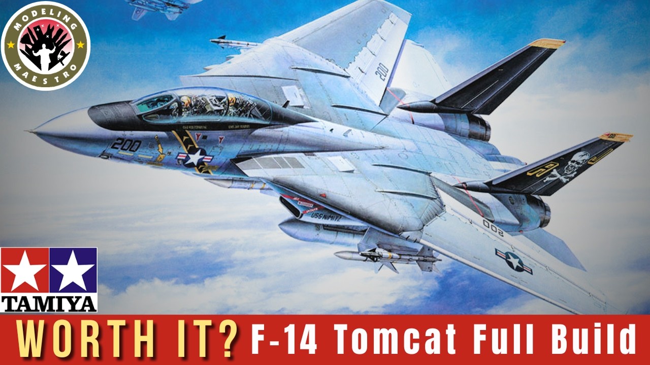 Tamiya 1/48 F-14A Tomcat Full Build & Review | Aircraft Model