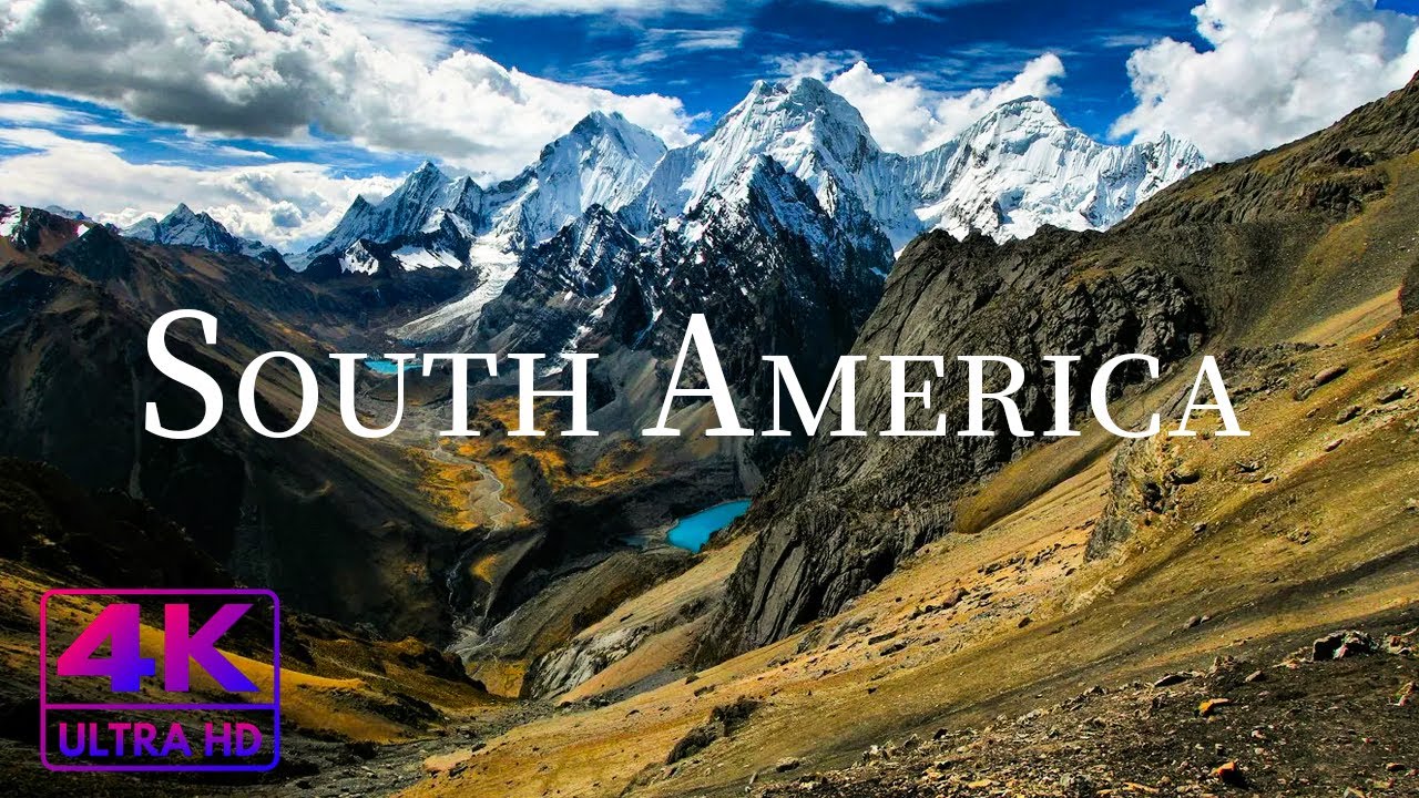 FLYING OVER SOUTH AMERICA ( 4K UHD ) • Stunning Footage, Scenic Relaxation Film with Calming Music