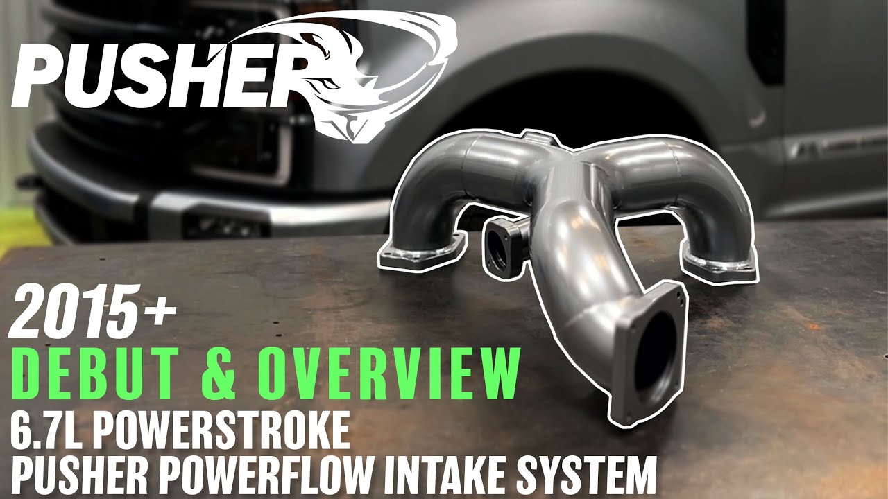 50-ШТАТНЫЙ ЗАКОН: 2015–2025 6,7 л Powerstroke: СИСТЕМА ВПУСКА PUSHER POWERFLOW