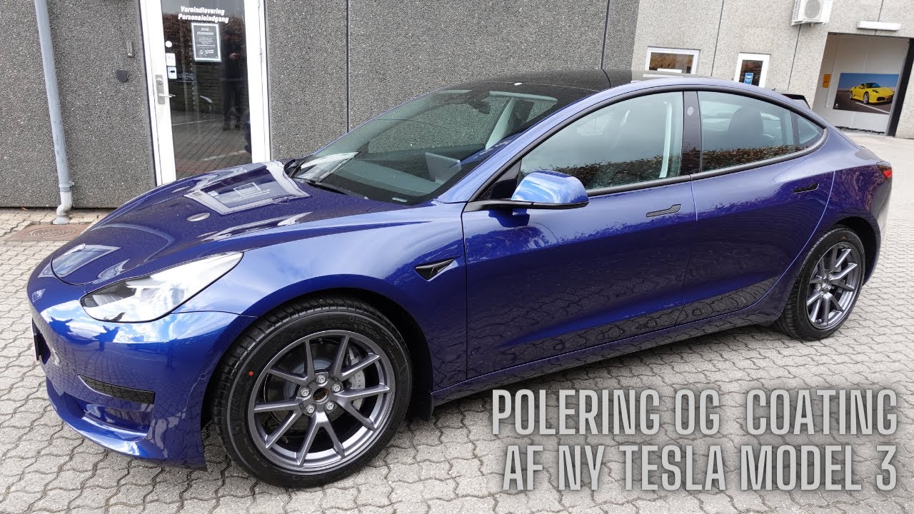 Polering & coating af ny Tesla Model 3 - Vlog nr 2