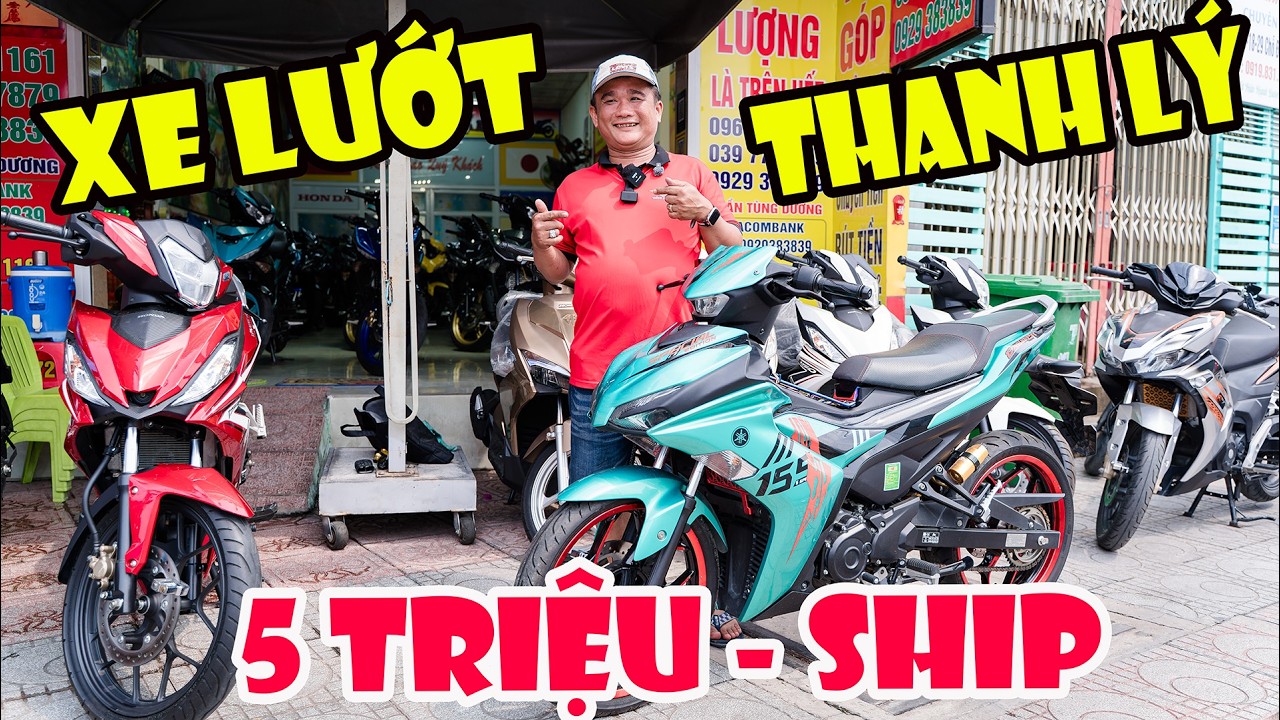 THANH LÝ XE LƯỚT EXCITER 150 155 ABS WINNER V1 AB TỒN KHO MXKING SONIC VARIO 150 160 SỐC 5 TRIỆU