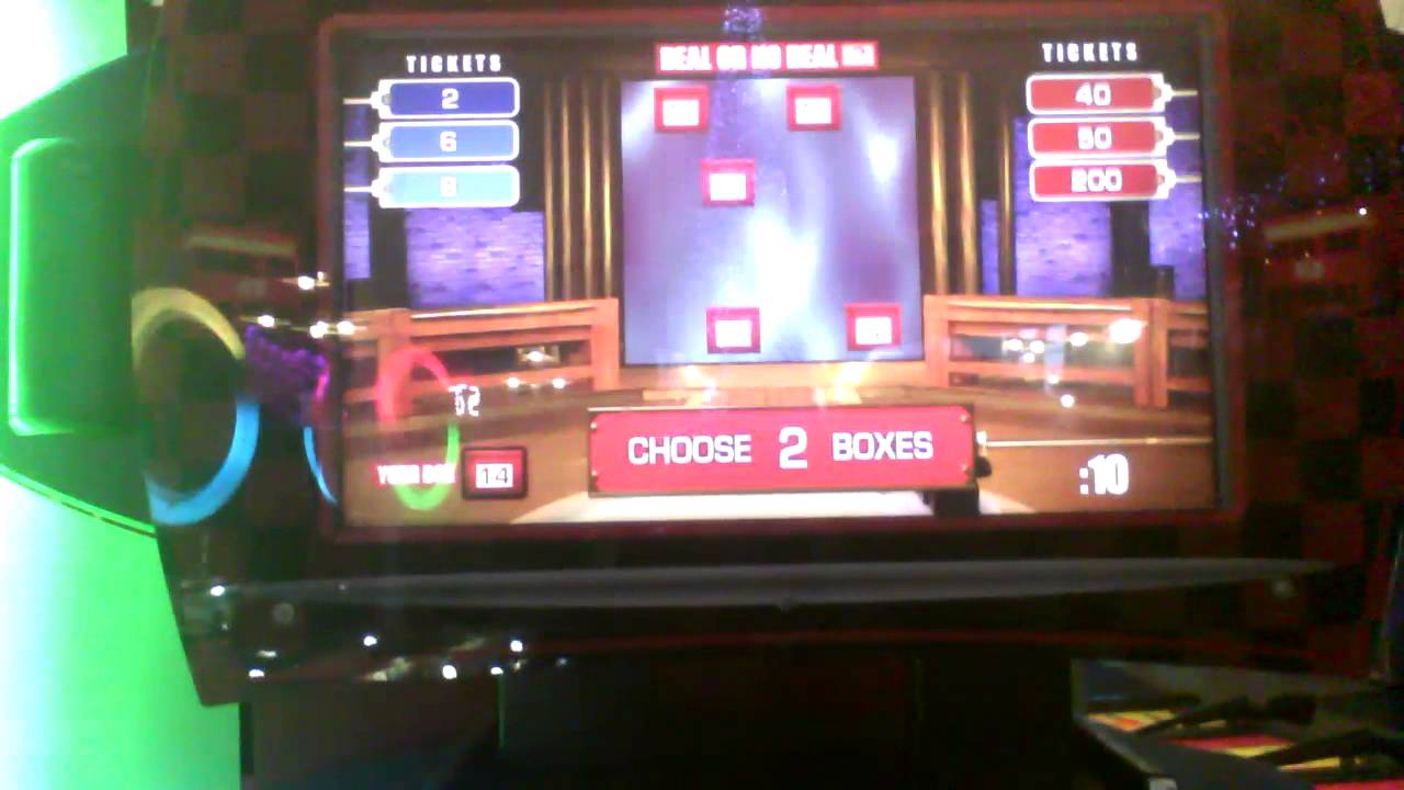 Butlins deal or no deal ticket machine
