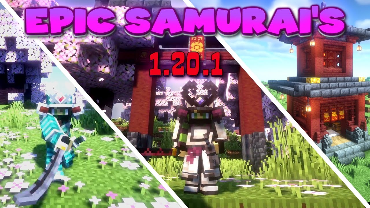 Epic Samurai's 1.20.1 | Обзор Мода | Стань Настоящим Самураем!