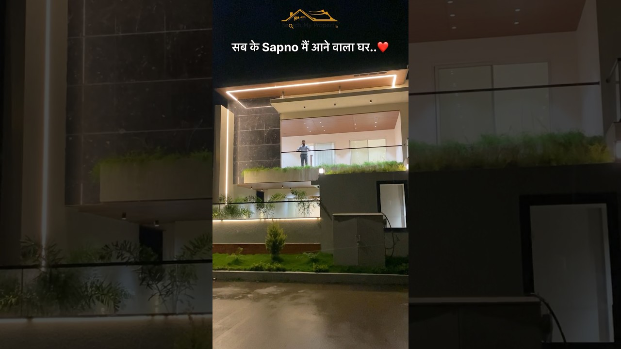 5 BHK Fully Furnished House with lift bar movie theatre jacuzzi for sale in indore | Call 9977777297