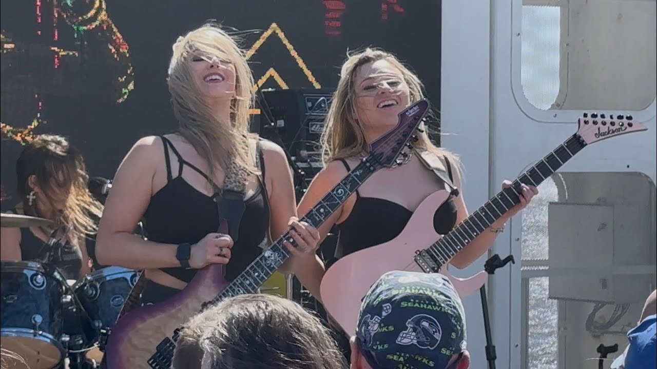 The Iron Maidens - Flash of the Blade, 3-11-2025 at Spice H2O on The Monsters of Rock Cruise.