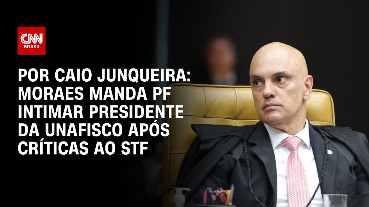 Moraes manda PF intimar presidente da Unafisco após críticas ao STF | HORA H