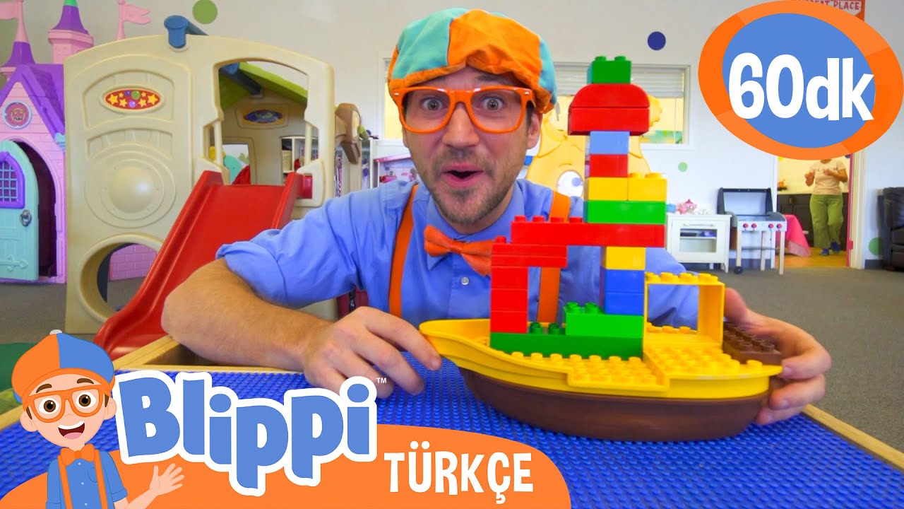 Blippi Kapalı Oyun Parkında 🪁 | Blippi Türkçe - Çocuklar için Eğitici Videolar