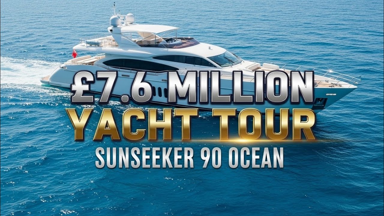 Inside the £7.6M Sunseeker 90 Ocean Yacht