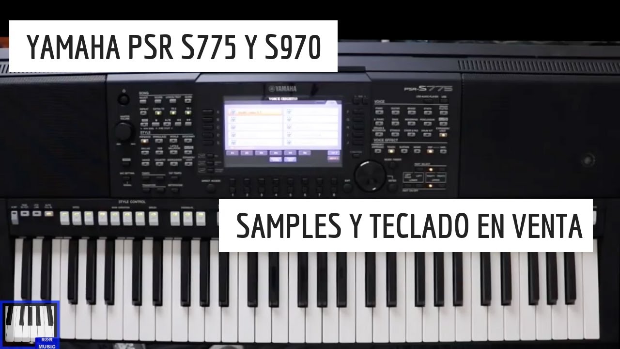 YAMAHA PSR S775 Y S975 SAMPLES Y TECLADOS EN VENTA