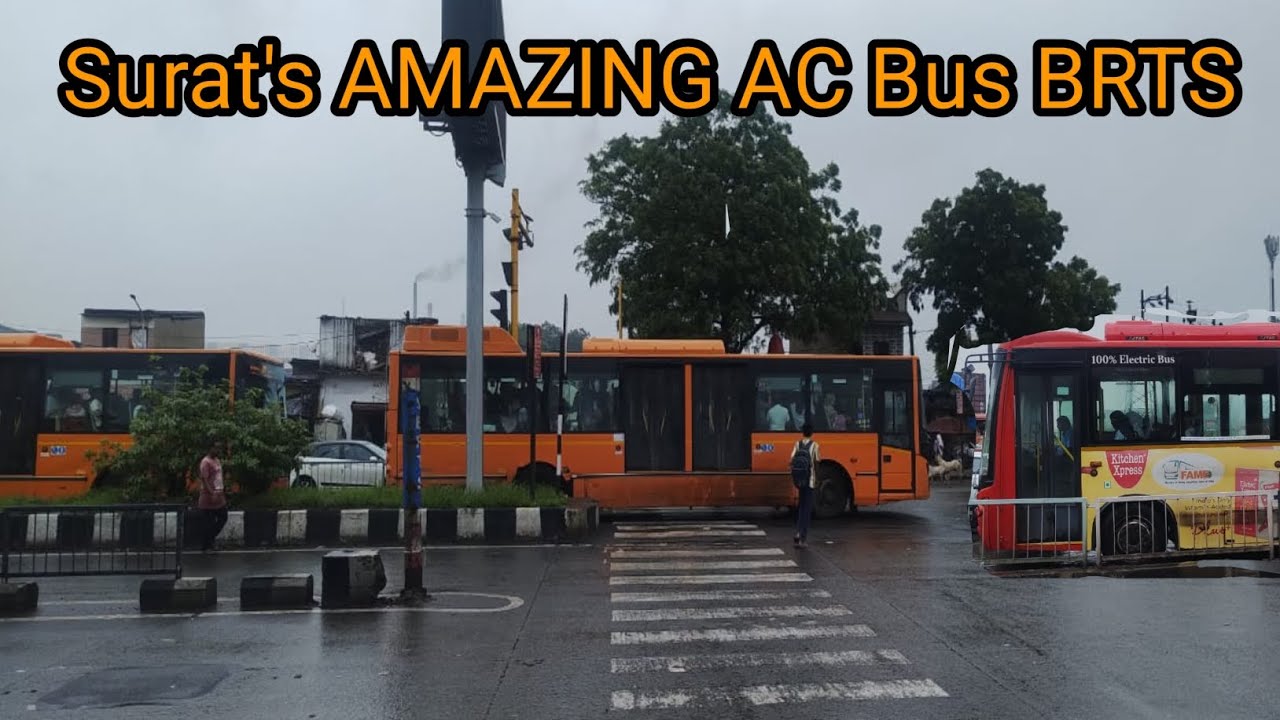 Why Is Surat's AMAZING AC Bus BRTS So Popular Right Now?