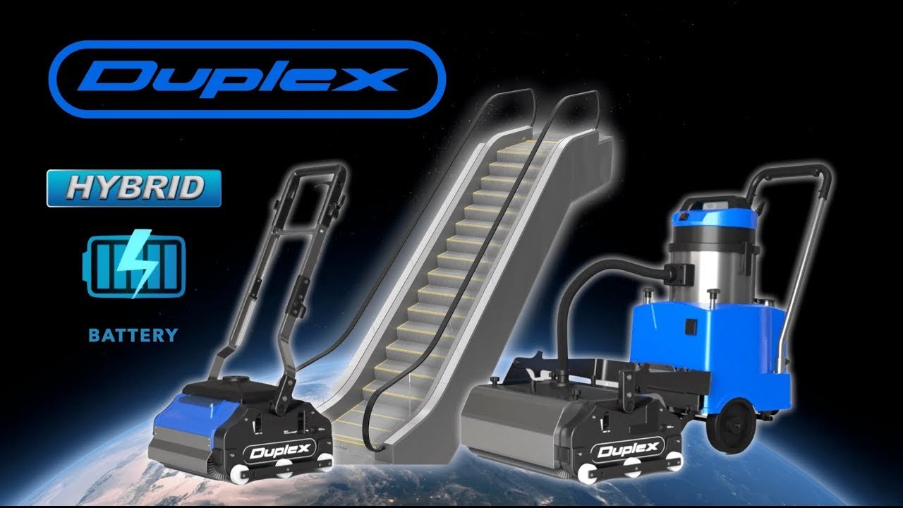 Duplex Escalator: The Ultimate Escalator Cleaning Machine 🏆 (Now also battery Powered 🔋)