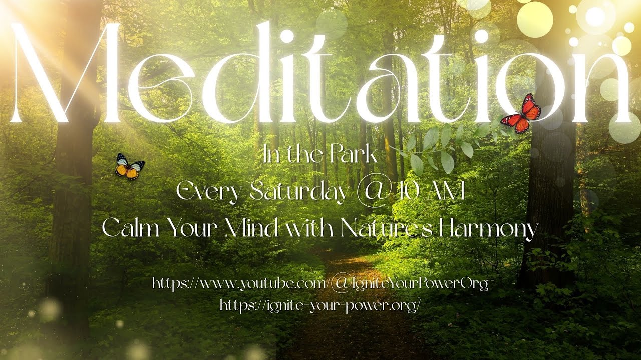 Meditation In the Park Live Stream - Jan-31-2026