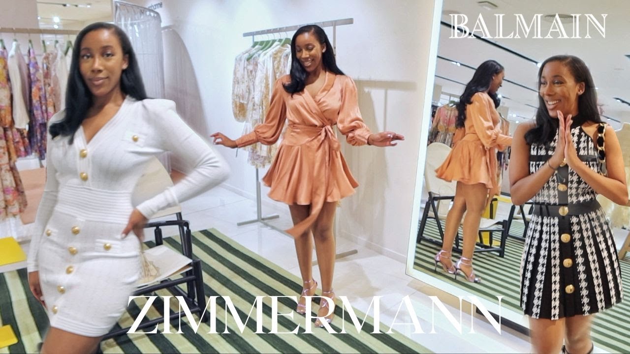 AUTUMN DRESS TRY ON HAUL | BALMAIN & ZIMMERMANN ~ Audrey's Fille