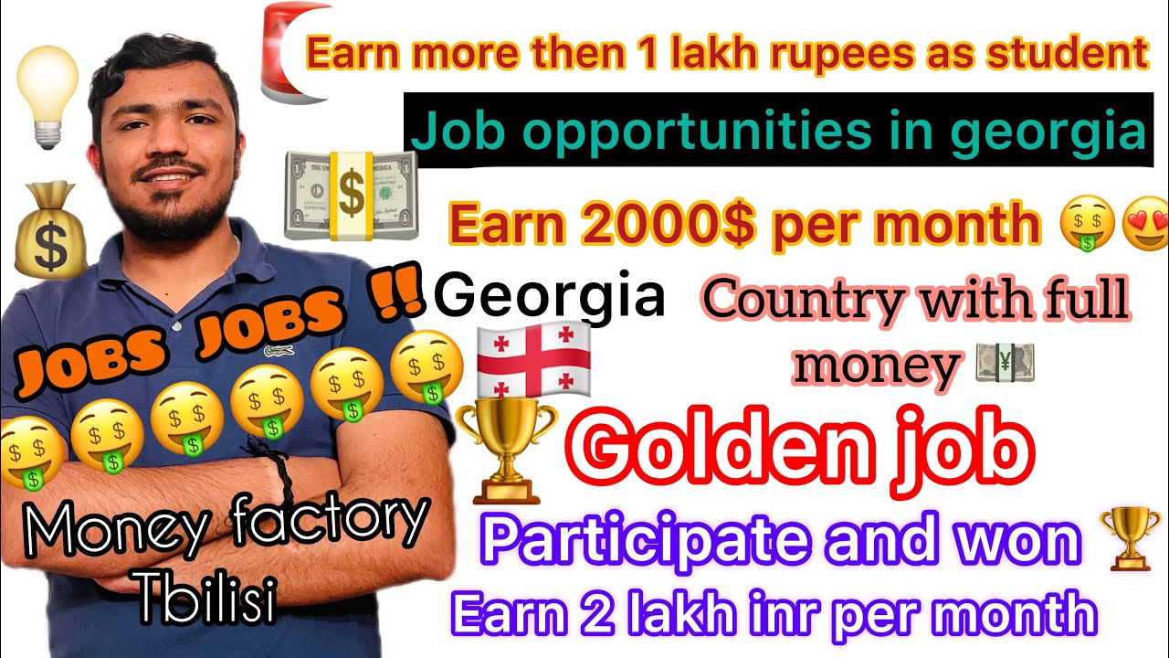 JOBS IN TBILISI GEORGIA, YOU CAN EARN 2000$ EASILY AS A STUDENT// PART TIME/FULL TIME,JOBS 100% true