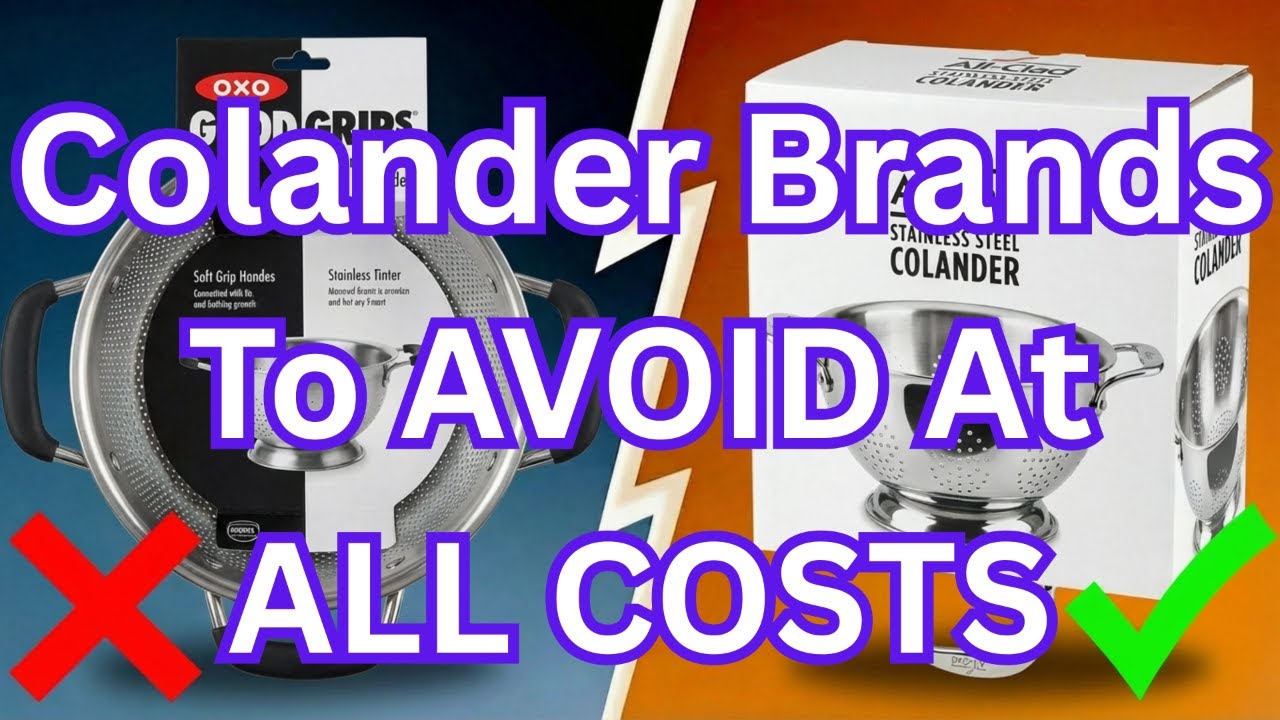9 Colander Brands To AVOID (And The 2 That Are Worth It)