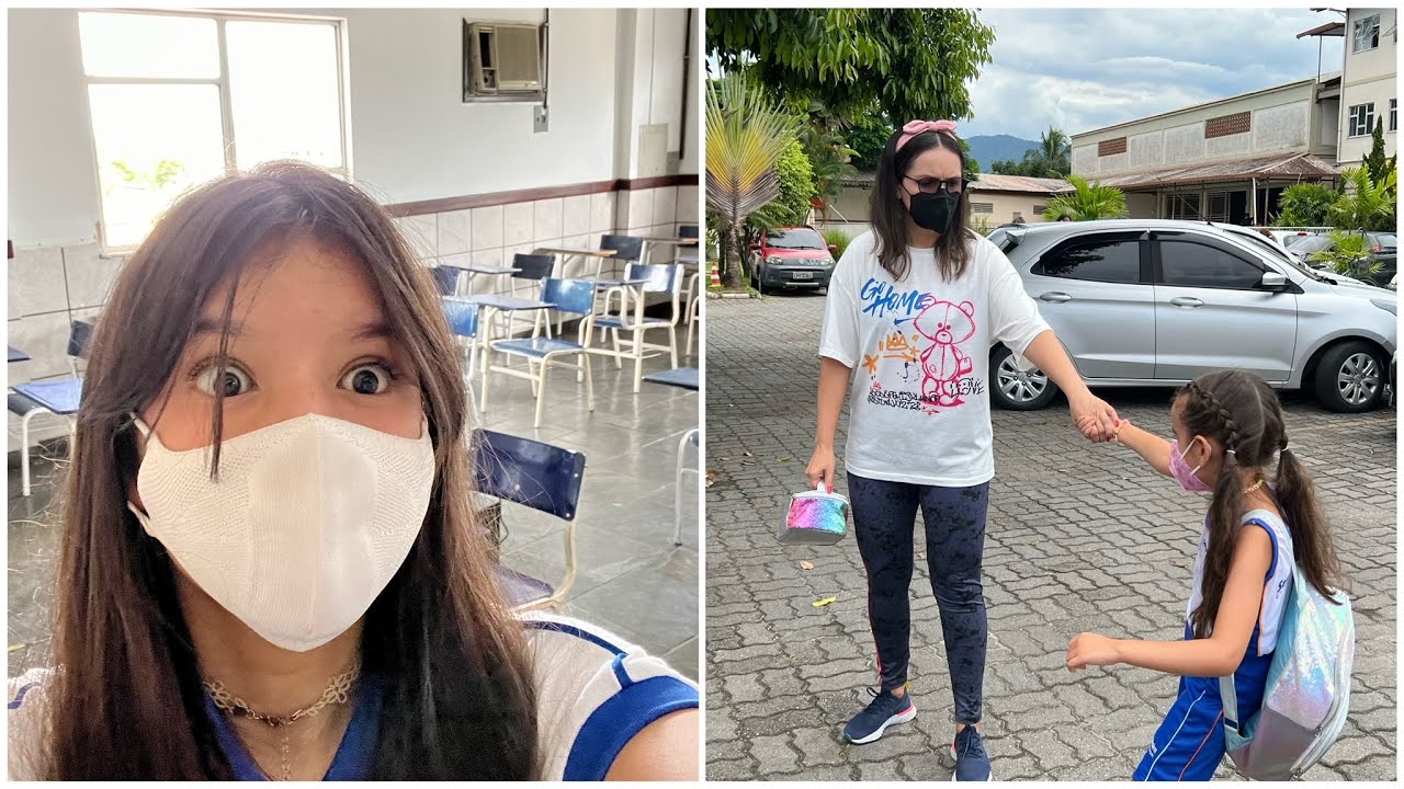 PRIMEIRA VEZ NA ESCOLA DEPOIS DE DOIS ANOS EM CASA - DIÁRIO ESCOLAR COMPLETO