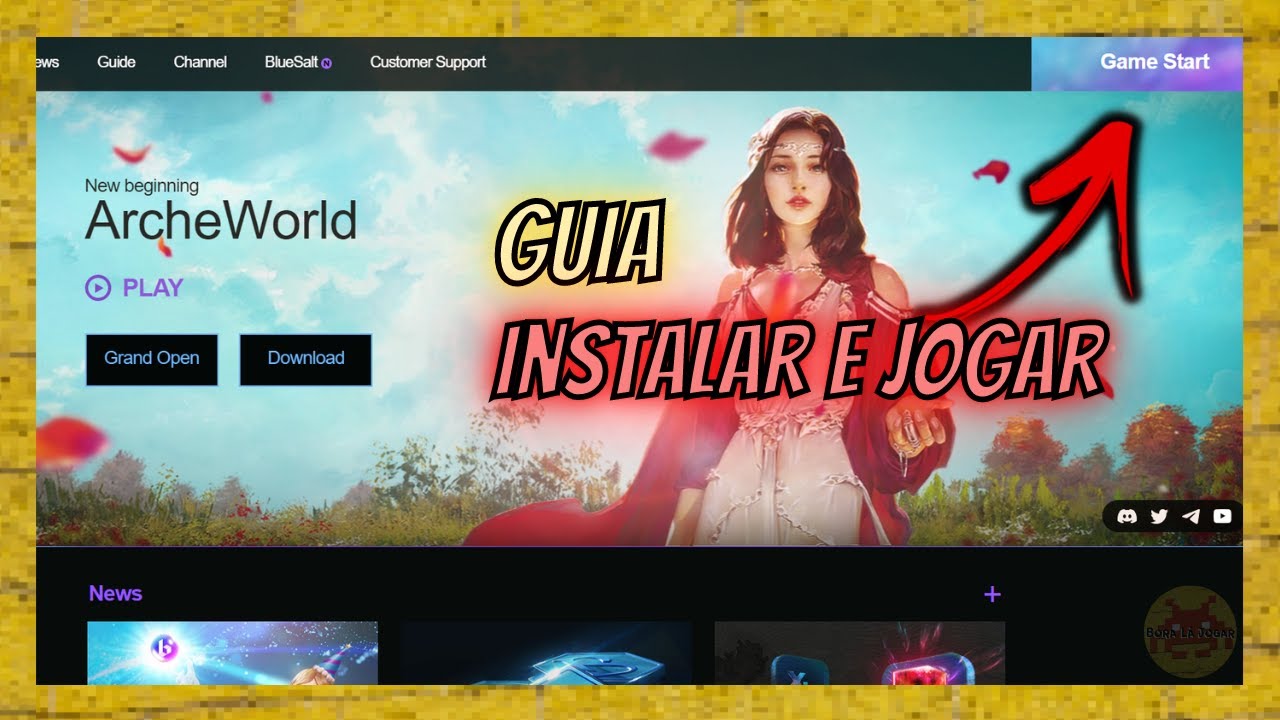 Guia passo a passo como podes instalar e jogar ao ArcheAge NFT o MMORPG da XLGames ArcheWorld tBORA