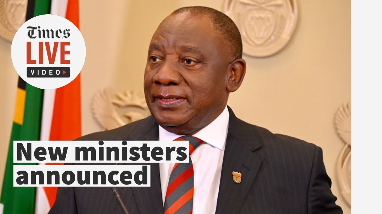 In full: All the new ministers appointed in Ramaphosa's cabinet reshuffle