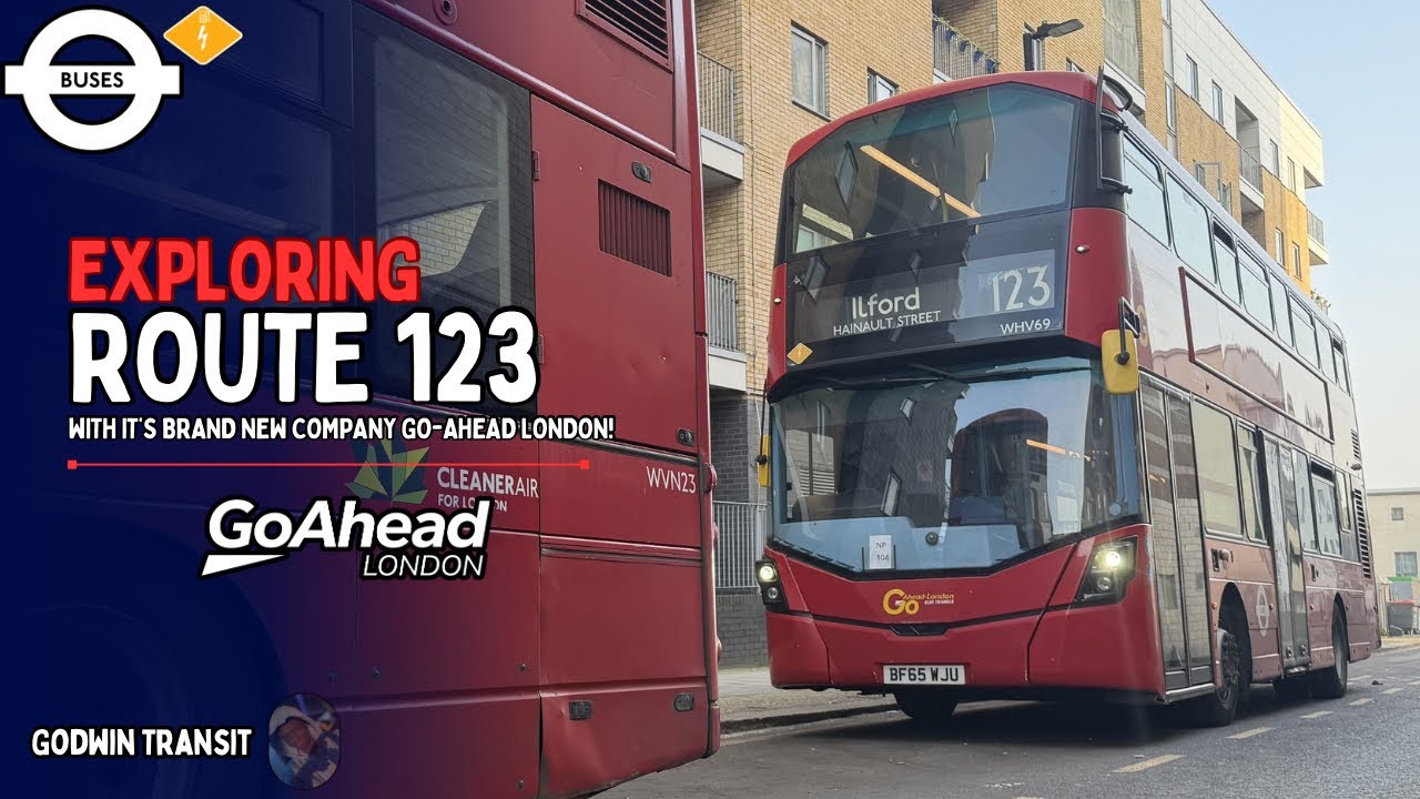 This route has had a company change?! ... Exploring Route 123 with Go-Ahead London!