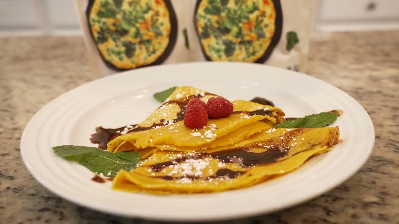 Pureganic EGGless Crepes Recipe. Make Delicious Crepes.