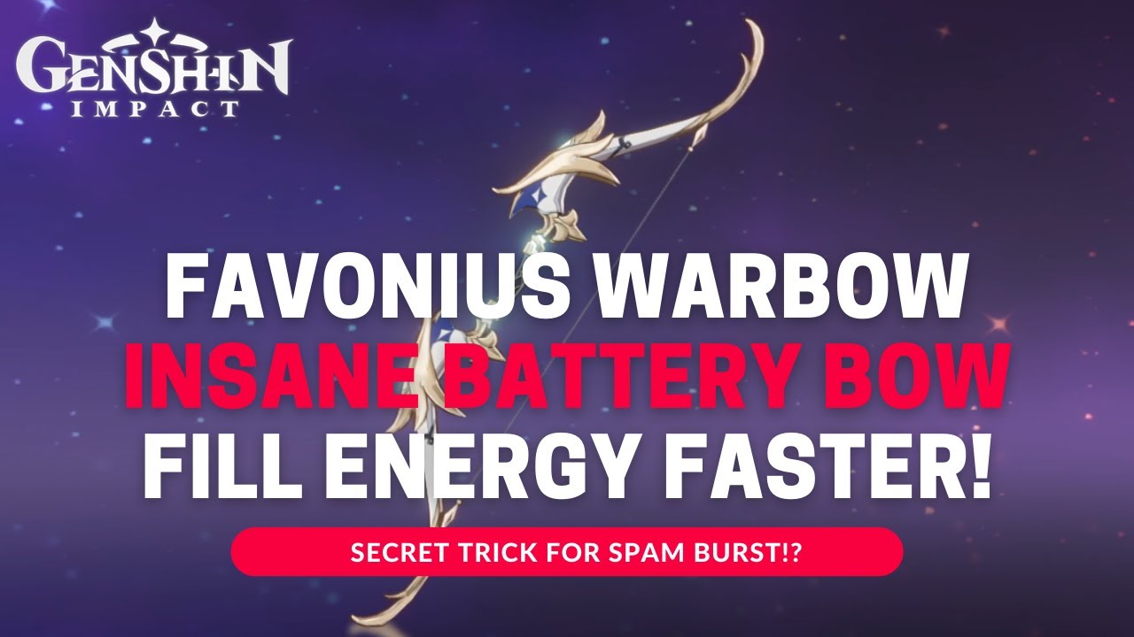 FAVONIUS WARBOW SECRET TRICK! EASY SPAM BURST! - GENSHIN IMPACT #141