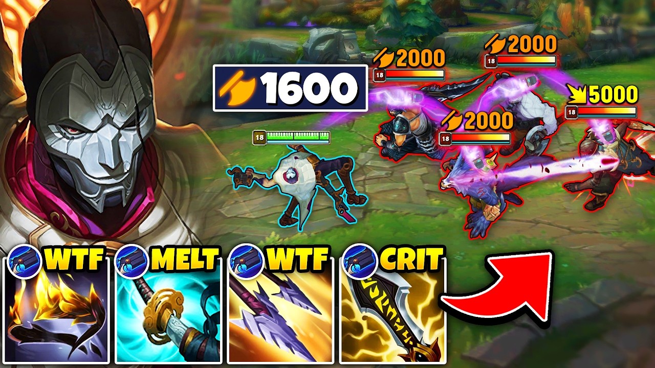 This was the best Jhin game EVER on this channel... (1600 AD = ONE SHOT EVERYONE)