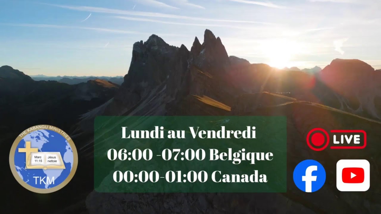 Prière matinale du jeudi 19 mars 2026
