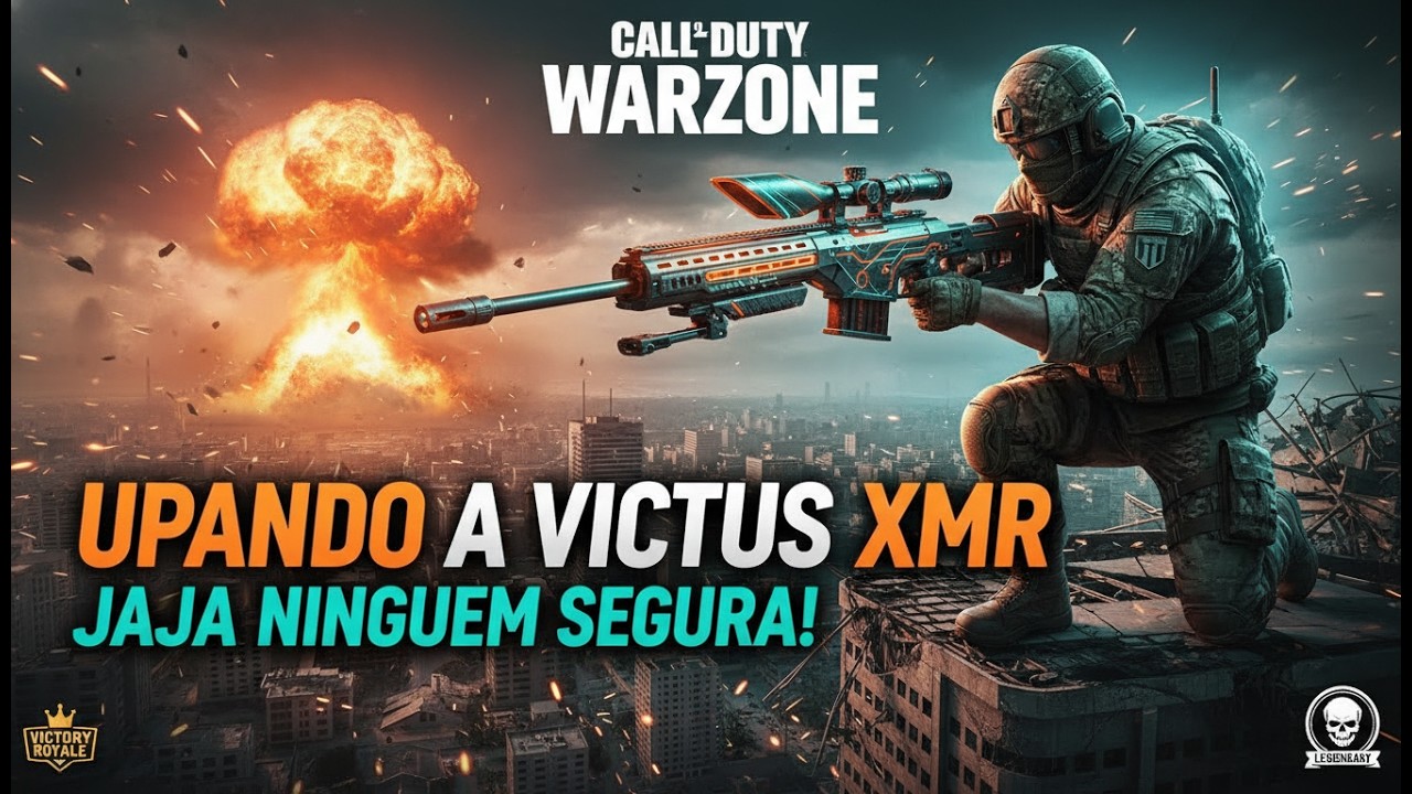 Call Of Duty Warzone - UPANDO A VICTUS XMR, JAJA NINGUEM SEGURA!