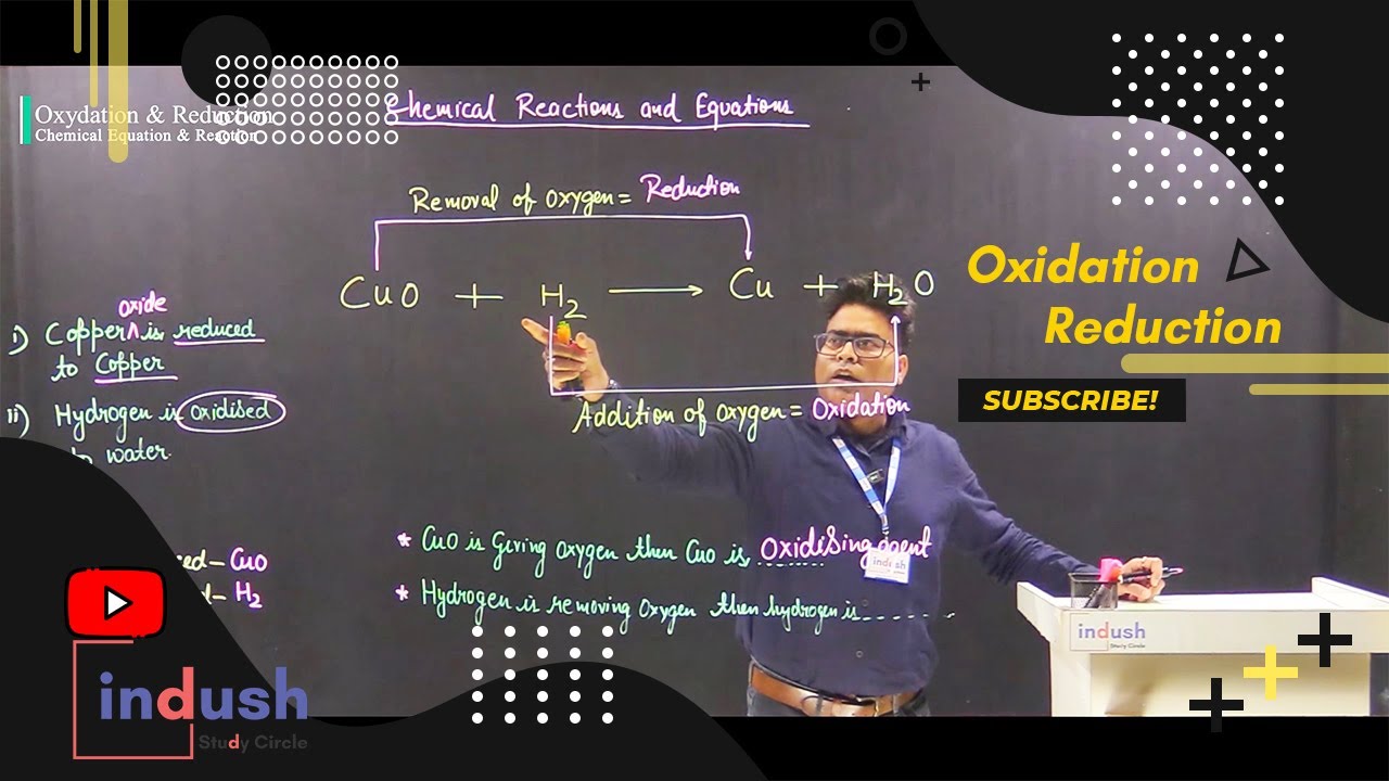 Oxydation & Reduction | lec 31 | | class 10 | #studymotivation #physicswallah #reels  #onlinecoach