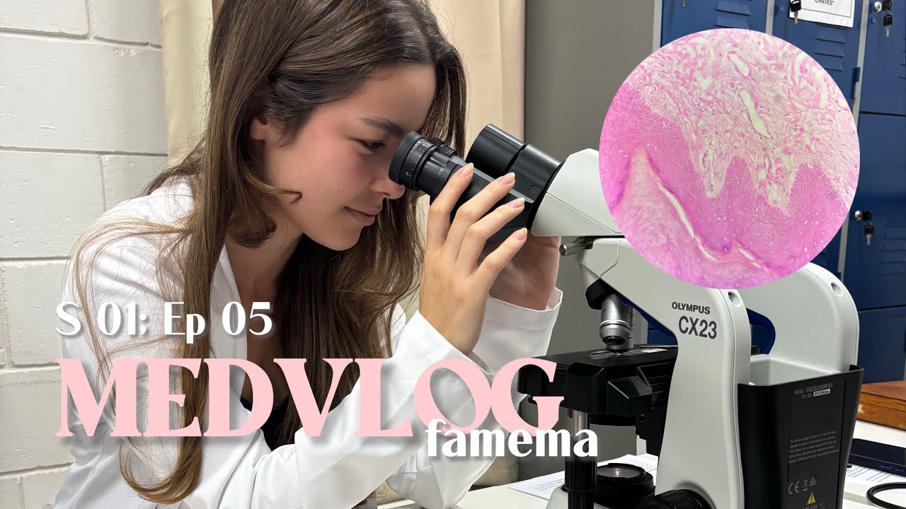 #medvlog S01, Ep05 - minha primeira aula prática de histologia