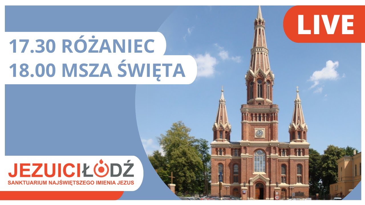 Różaniec i Msza Święta na żywo | 17.03.2026 | Jezuici Łódź