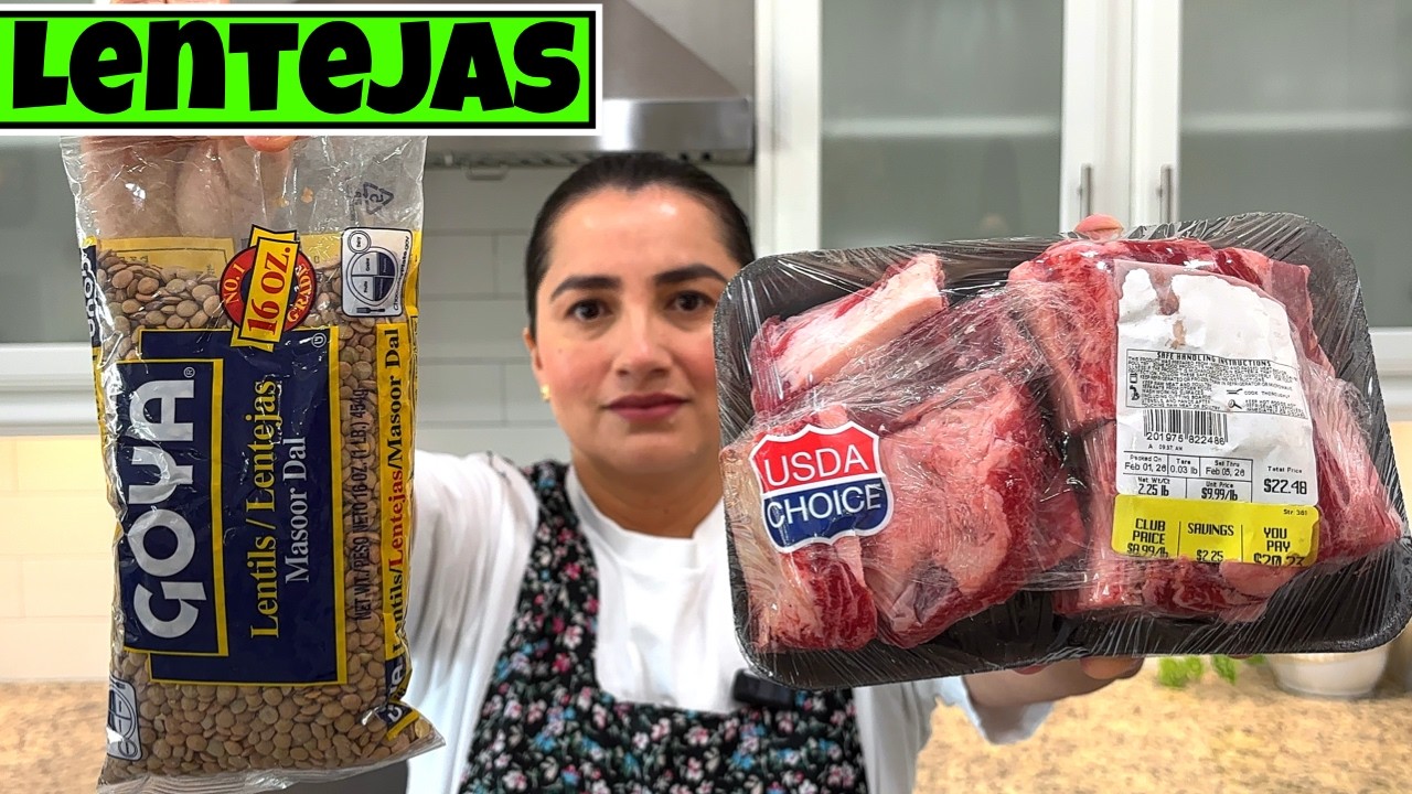 Perfecta para el Frío: Sopa de Lentejas con Costillas de Res
