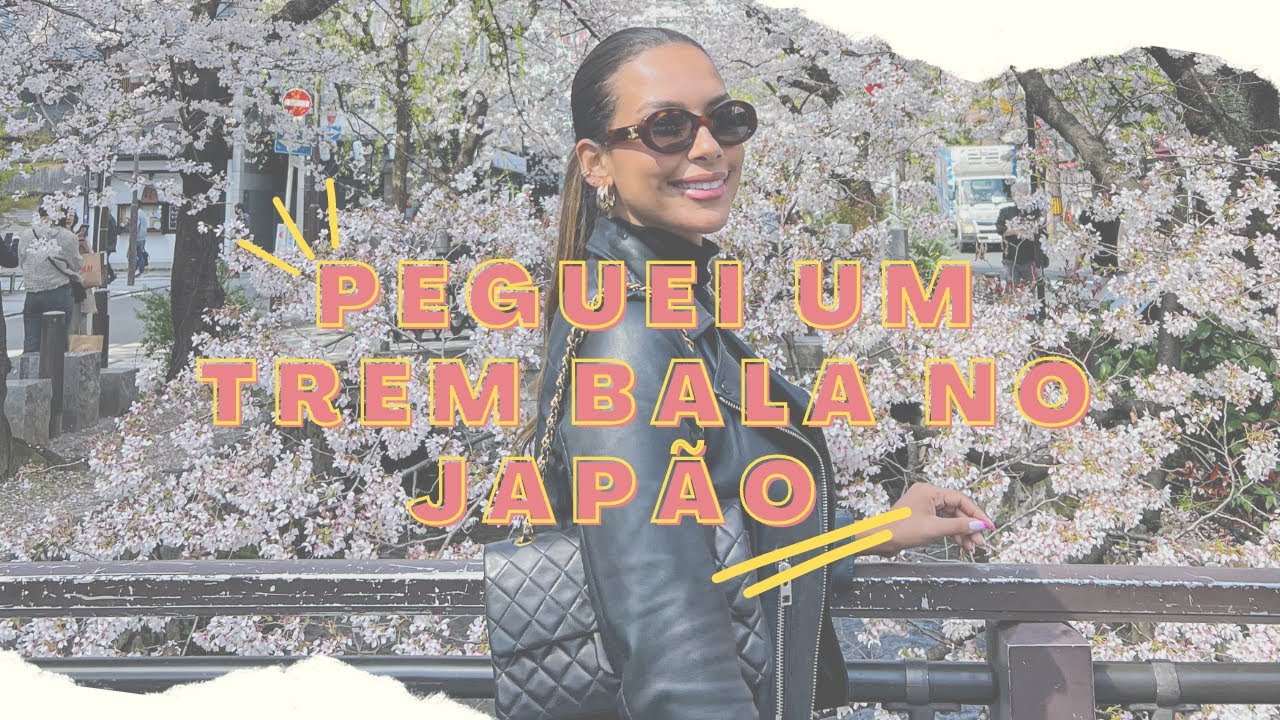CHEGUEI EM KYOTO | Vlog 5 - peguei o trem bala pela primeira vez + muitas cerejeiras