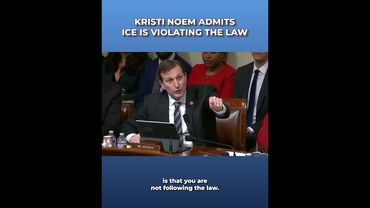 Kristi Noem ADMITS ICE is Violating the Law