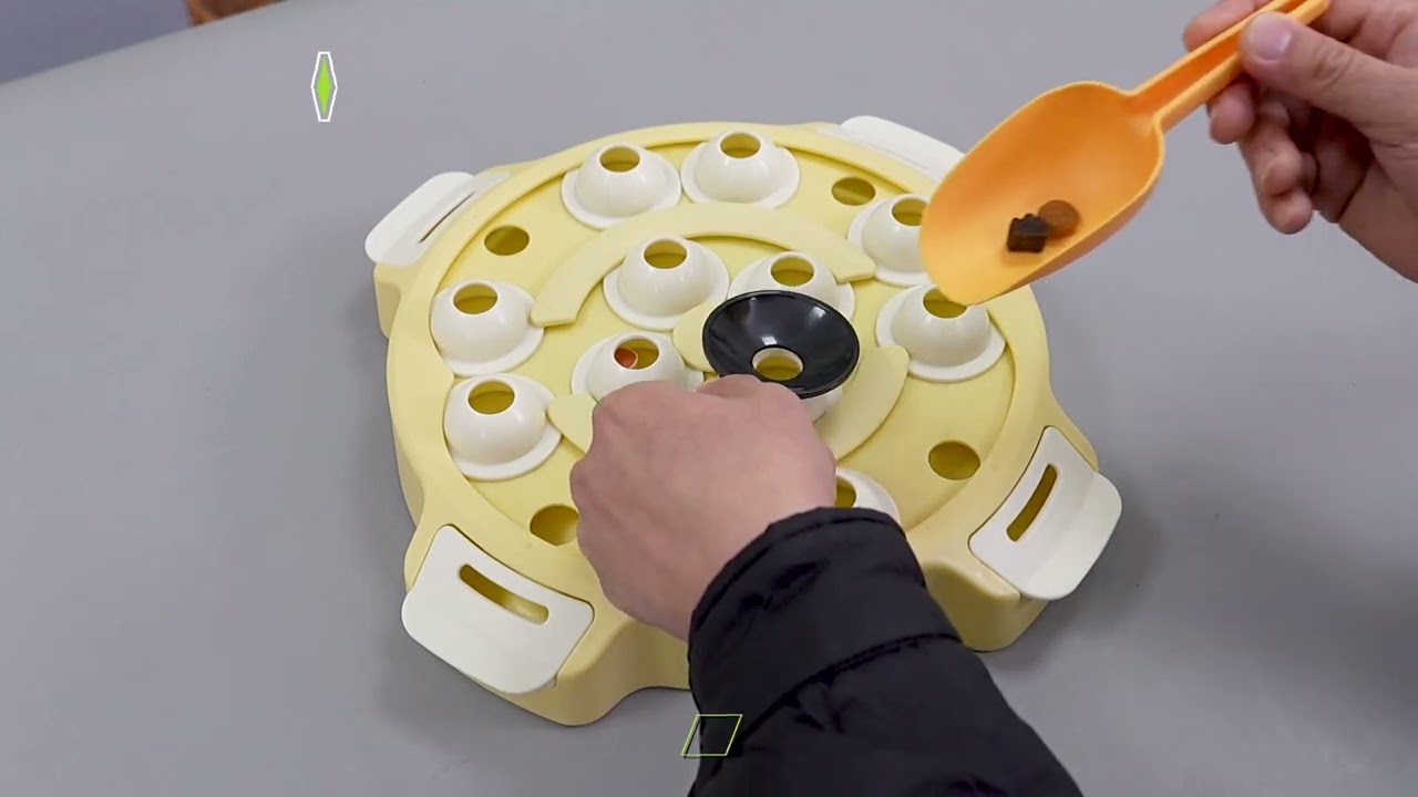KADTC Dog Puzzle Maze Toy Pet Brain Stimulation IQ Toy Level 2 in 1 Morandi Yellow