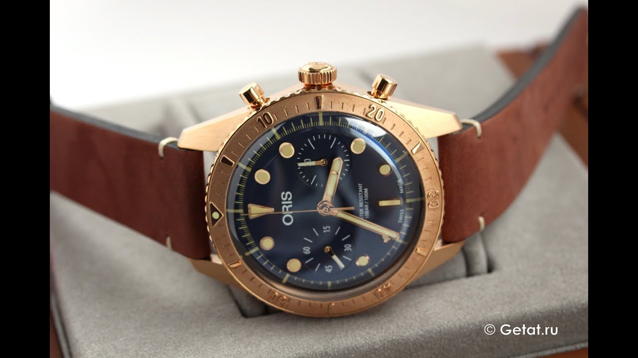 Бронза! Обзор лимитки Oris Carl Brashear Chronograph