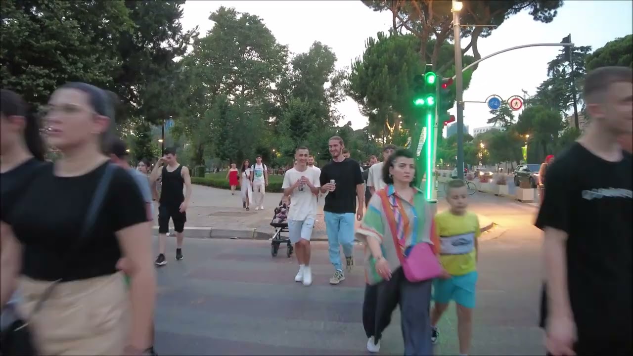 Walking Tirana 22 06 2024 FHD 30fps