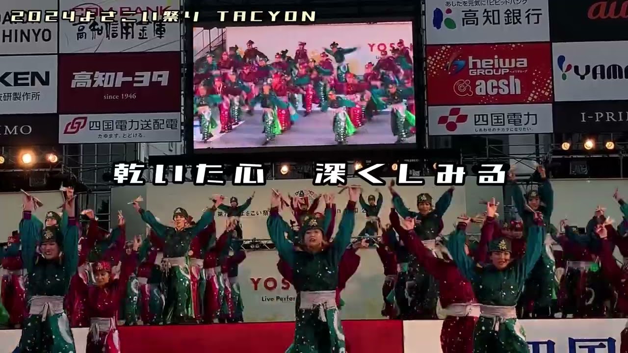 2024年8月10日 よさこい祭りTACYON 中央公園