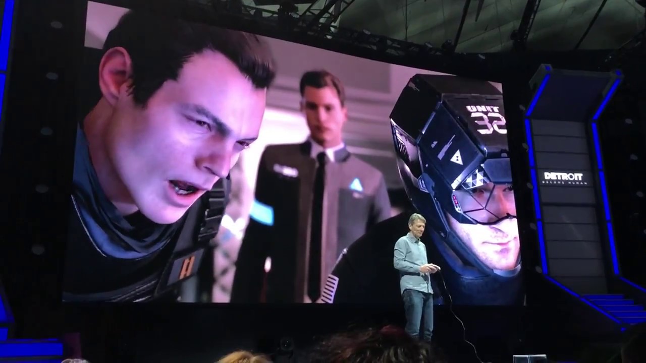 Detroit Become Human PSX 2017 Live Crowd Gameplay