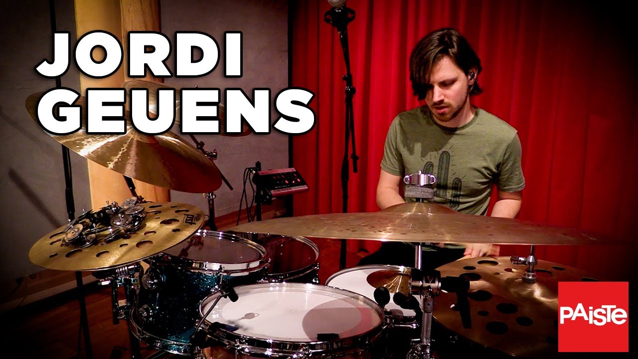 PAISTE CYMBALS - Jordi Geuens (Studio Session)