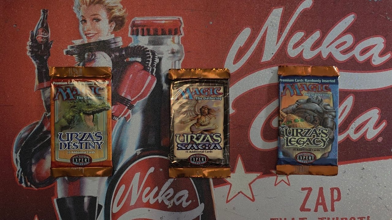 Urza's Happy times - opening one Booster From Saga, Legacy and Destiny! Magic the Gathering History