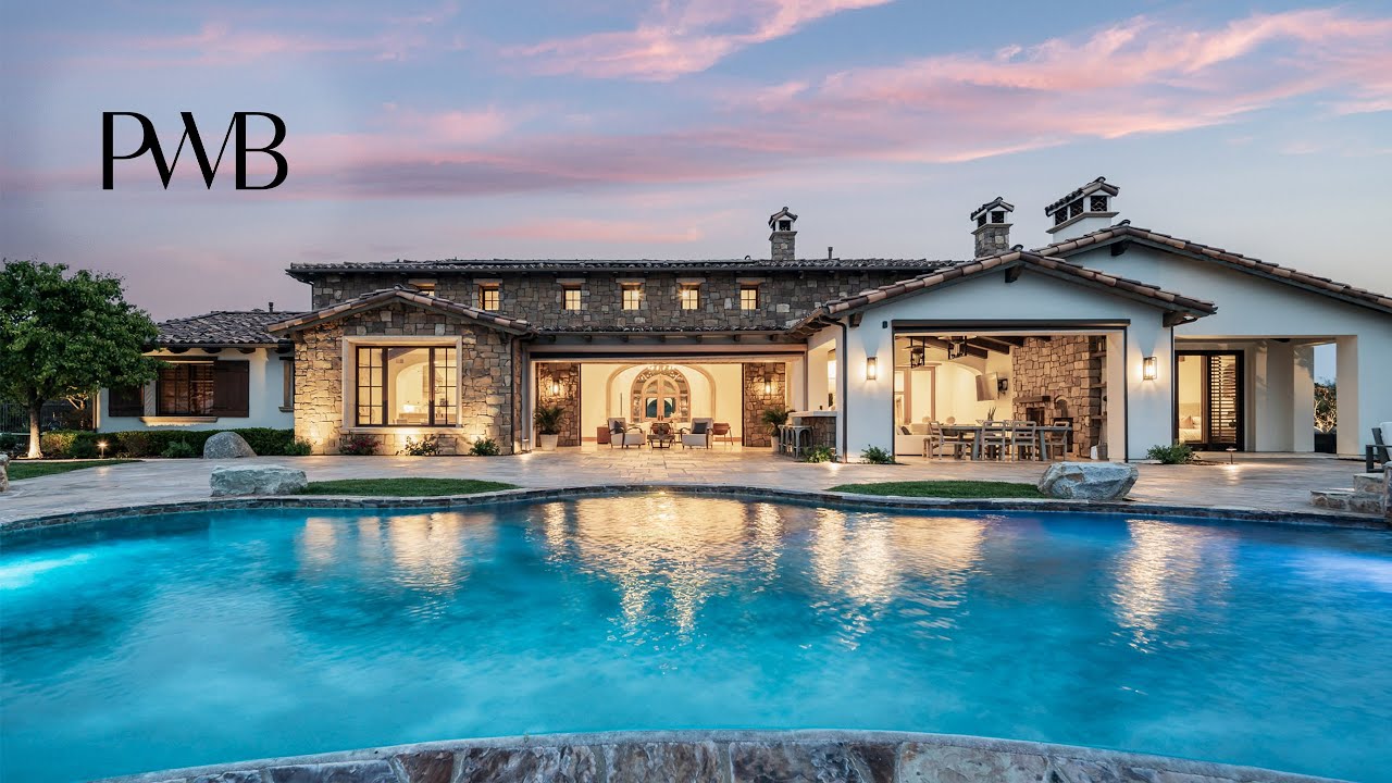 Explore this Luxurious $8.495M Home within Guard-Gated, Golf-Course Community of Santaluz.