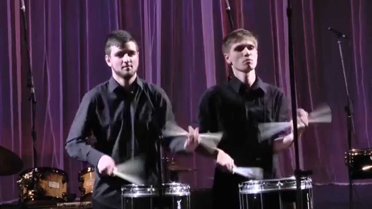DrumArt Marching Snare Drum Duo.National Opera Of Ukraine