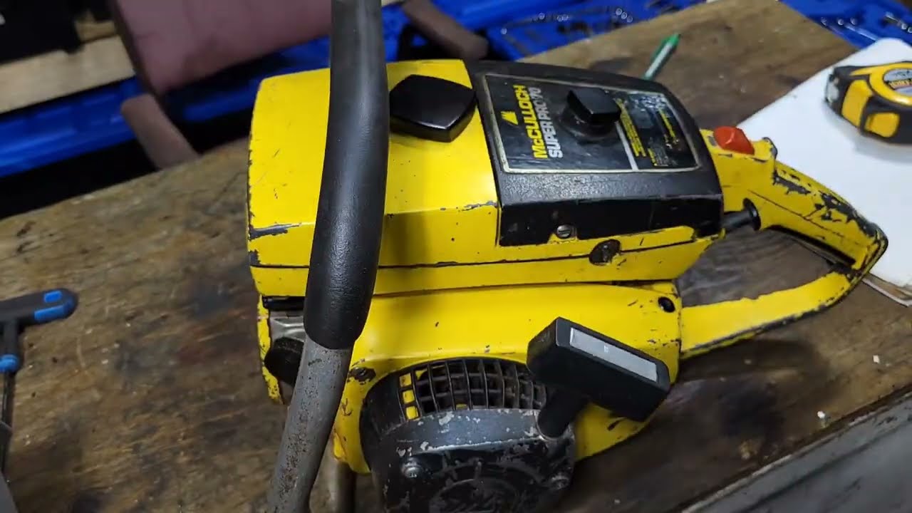 Improving Buckin's McCulloch Super Pro 70, let's start making it a custom pipe!