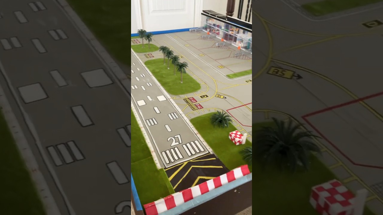 My Super Realistic Model Airport! #Modelairport #Modelairplane #Daron #aviation #geminijetsairport